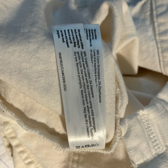 EILEEN FISHER Sz L Shirt Jacket Silver Toned Buttons Patch Pockets Unlined - Picture 13 of 14